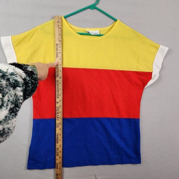 Vintage Queen Casuals Shirt Women's Large Short Sleeves Top - Picture 4 of 7